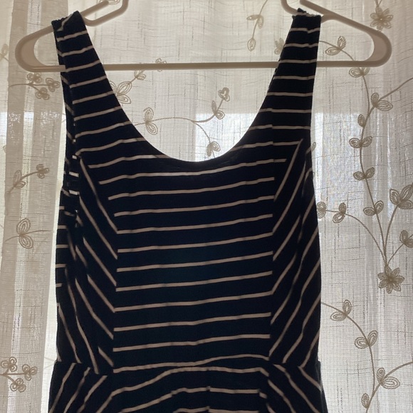 Casual jersey striped dress - Picture 2 of 3